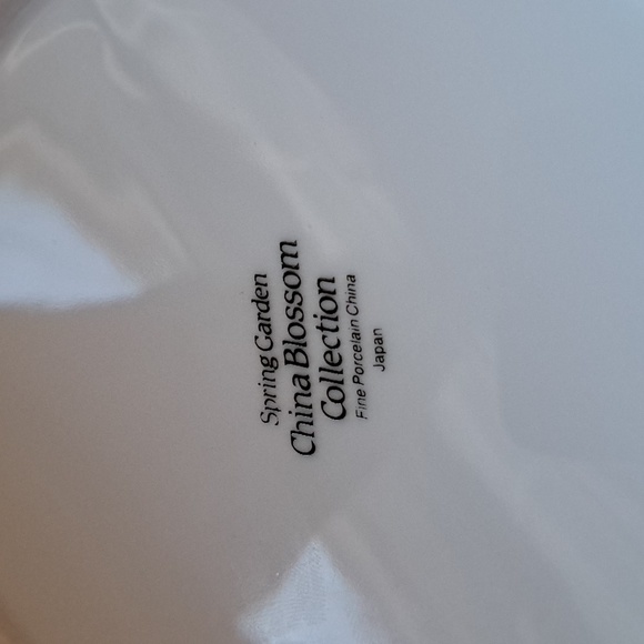 Vtg Spring Garden China Blossom Collection Fine Porcelain China Luncheon Plate - Picture 6 of 6